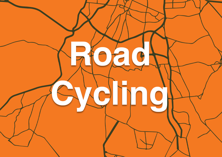 Road cycling graphic.